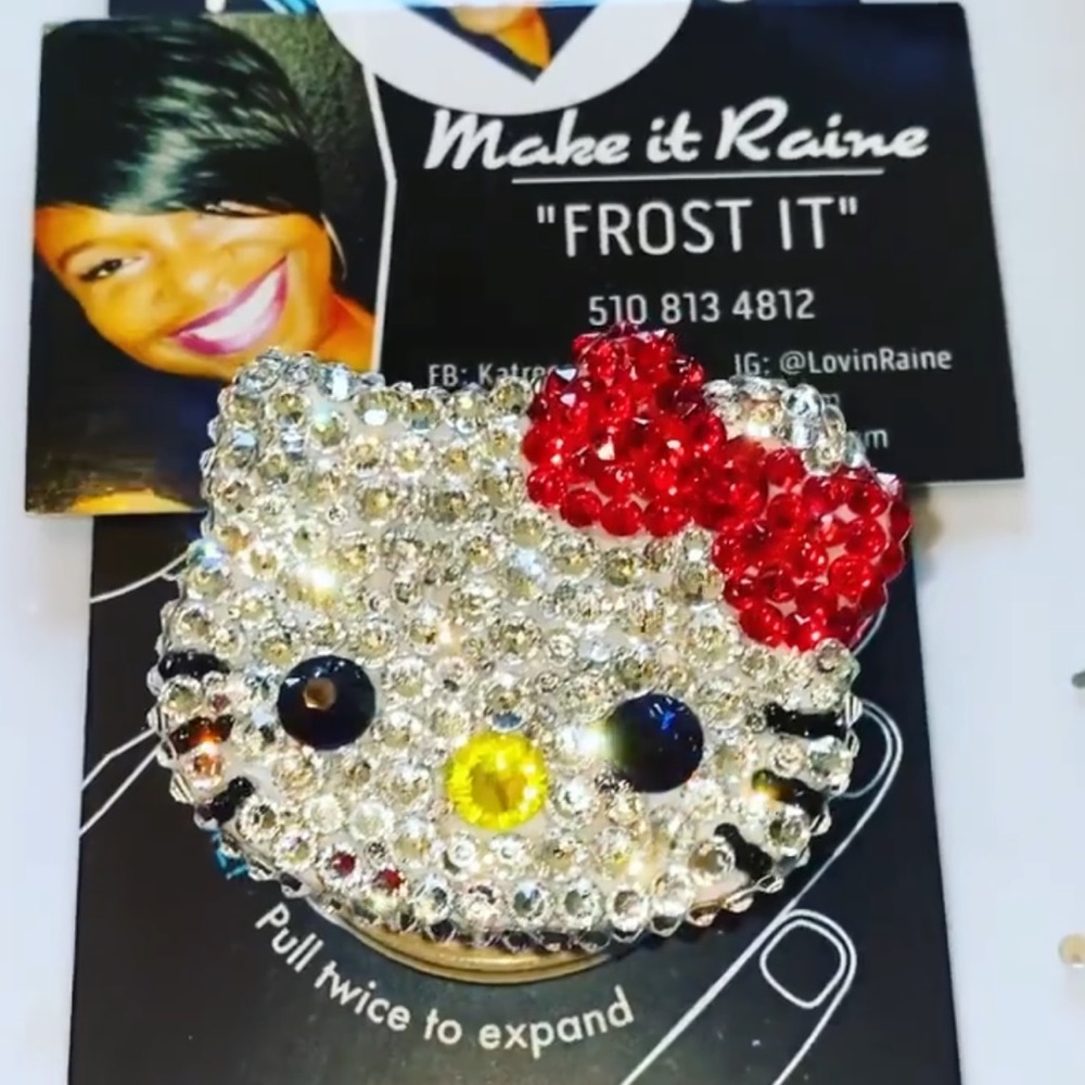 💎Hello Kitty -Air Bag Cell Phone Bracket - crystallized. - Picture 6 of 8